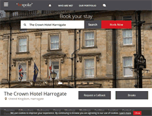 Tablet Screenshot of crownhotelharrogate.com